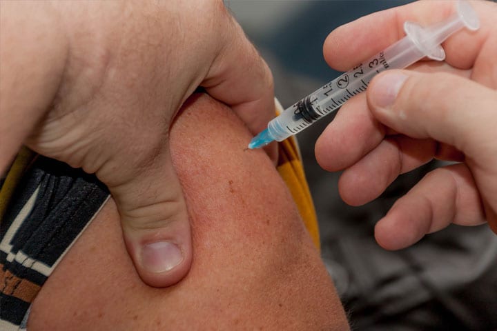 Mercer County Special Services School District arranged for vaccines to be administered in school