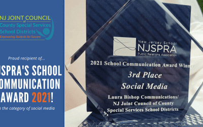 NJ Joint Council of County Special Services School Districts Wins  School Communications Award for The Second Year In A Row