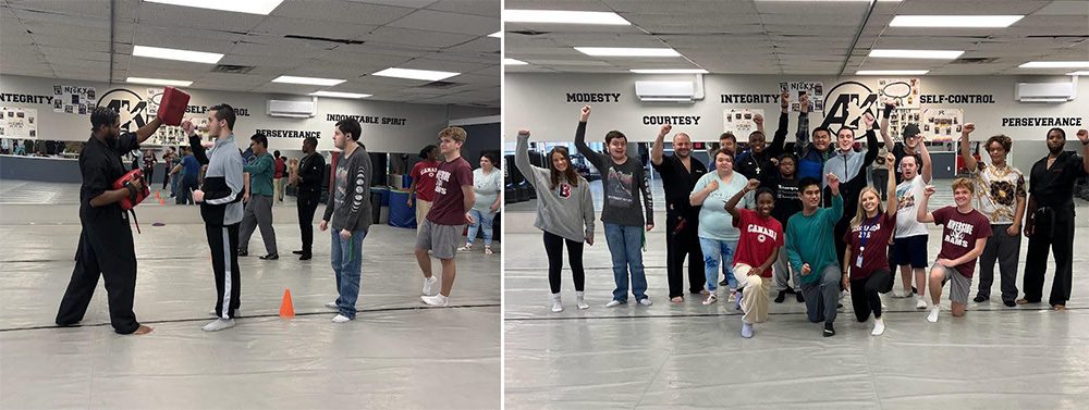 Reinforcing soft skills with students without disabilities from Riverside High School 